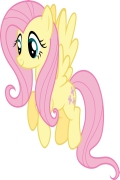 miniatura obrazka z kucykiem pegazem Fluttershy z My little Pony